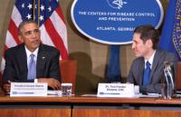 Thomas R. Frieden with Barack Obama.